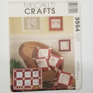 McCall's Crafts 3553 Sewing Pattern Quilt Stuffed